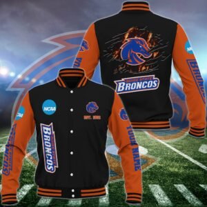 Boise State Broncos Baseball Jacket Custom Your Name, Sport Jacket, FootBall Fan Gifts EHIVM-52713 - bazzada Store