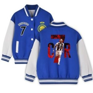 Cristiano Ronaldo Varsity Jacket Baseball Jacket Pop Jacket Coats - bazzada Store