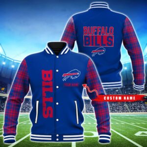 Buffalo Bills Personalized Baseball Jacket BG36 - bazzada Store