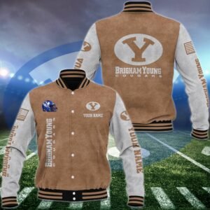 BYU Cougars Baseball Jacket Custom Your Name, Sport Jacket, FootBall Fan Gifts EHIVM-53488 - bazzada Store