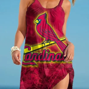 St. Louis Cardinals Limited Edition Summer Beach Dress - bazzada Store