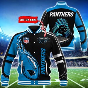 Carolina Panthers Personalized Baseball Jacket BG05 - bazzada Store