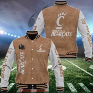 Cincinnati Bearcats Baseball Jacket Custom Your Name, Sport Jacket, FootBall Fan Gifts EHIVM-53488 - bazzada Store