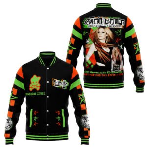 Avril Lavigne New Bomber Baseball Jacket For Fan - bazzada Store
