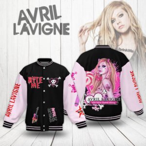 Avril Lavigne New Bomber Baseball Jacket For Fan - bazzada Store