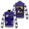 Baltimore Ravens Nfl New Bomber Baseball Jacket For Fan - bazzada Store