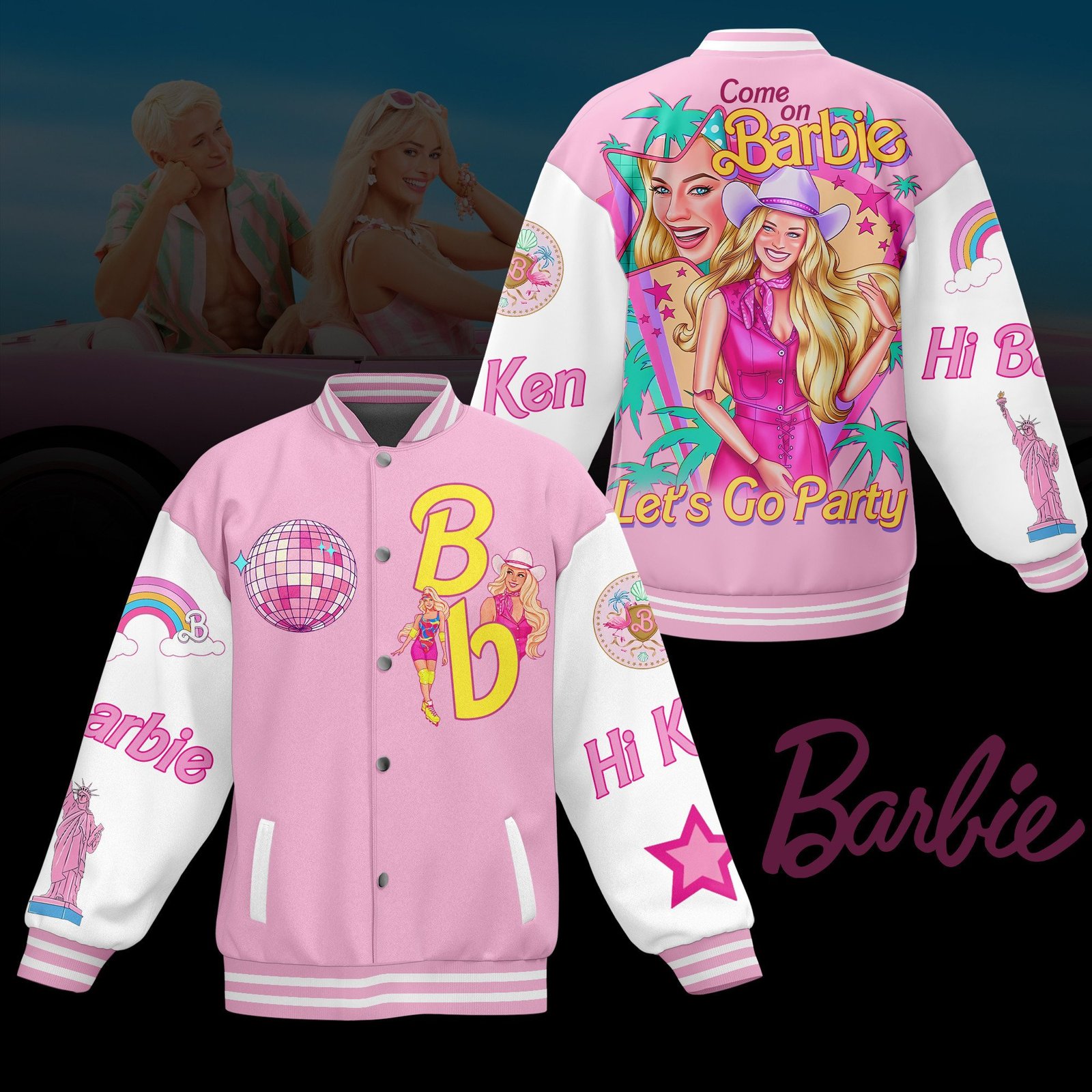 Barbie New Bomber Baseball Jacket For Fan - bazzada Store
