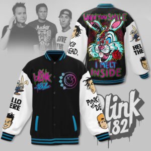 Blink 182 New Bomber Baseball Jacket For Fan - bazzada Store