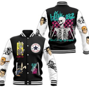 Blink 182 New Bomber Baseball Jacket For Fan - bazzada Store