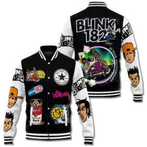 Blink 182 New Bomber Baseball Jacket For Fan - bazzada Store