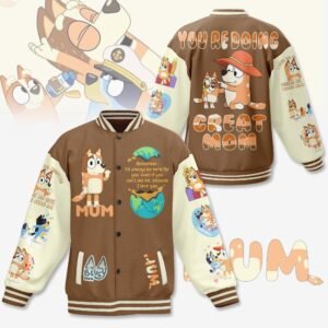 Bluey New Bomber Baseball Jacket For Fan - bazzada Store