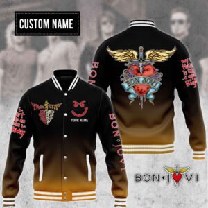 Bon Jovi New Bomber Baseball Jacket For Fan - bazzada Store