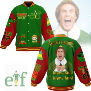 Buddy The Elf New Bomber Baseball Jacket For Fan - bazzada Store