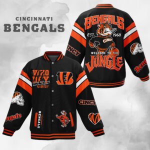 Cincinnati Bengals Nfl New Bomber Baseball Jacket For Fan - bazzada Store