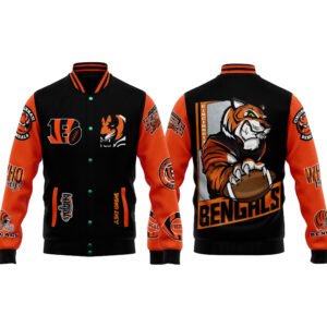Cincinnati Bengals Nfl New Bomber Baseball Jacket For Fan - bazzada Store