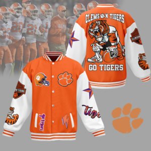 Clemson Tigers Ncaa New Bomber Baseball Jacket For Fan - bazzada Store