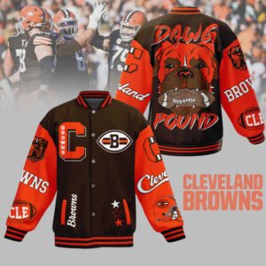 Cleveland Browns Nfl New Bomber Baseball Jacket For Fan - bazzada Store
