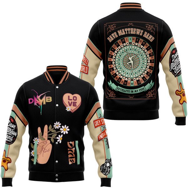 Dave Matthews Band New Bomber Baseball Jacket For Fan - bazzada Store