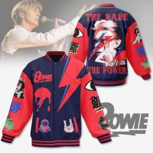 David Bowie New Bomber Baseball Jacket For Fan - bazzada Store