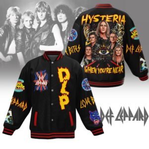 Def Leppard New Bomber Baseball Jacket For Fan - bazzada Store