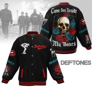 Deftones New Bomber Baseball Jacket For Fan - bazzada Store