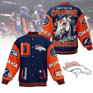Denver Broncos Nfl New Bomber Baseball Jacket For Fan - bazzada Store