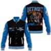 Detroit Lions Nfl New Bomber Baseball Jacket For Fan - bazzada Store