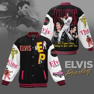 Elvis Presley New Bomber Baseball Jacket For Fan - bazzada Store