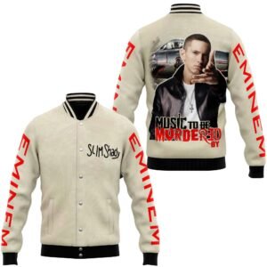 Eminem New Bomber Baseball Jacket For Fan - bazzada Store