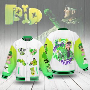 Feid New Bomber Baseball Jacket For Fan - bazzada Store