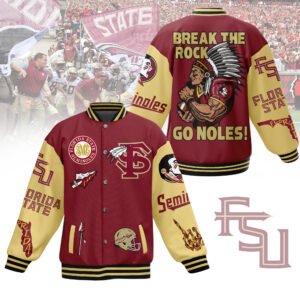 Florida State Ncaa New Bomber Baseball Jacket For Fan - bazzada Store