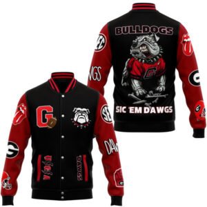Georgia Bulldogs Ncaa New Bomber Baseball Jacket For Fan - bazzada Store