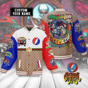 Grateful Dead New Bomber Baseball Jacket For Fan - bazzada Store
