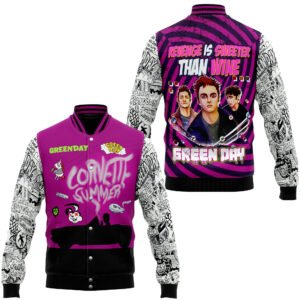 Green Day New Bomber Baseball Jacket For Fan - bazzada Store