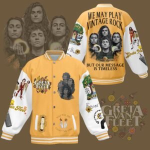 Greta Van Fleet New Bomber Baseball Jacket For Fan - bazzada Store