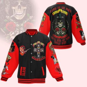 Guns N????? Roses New Bomber Baseball Jacket For Fan - bazzada Store
