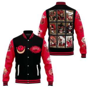 Hazbin Hotel New Bomber Baseball Jacket For Fan - bazzada Store