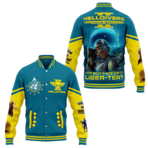 Helldivers New Bomber Baseball Jacket For Fan - bazzada Store
