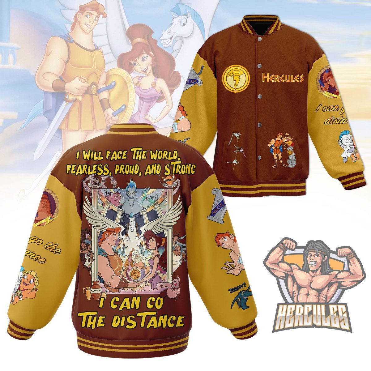 Hercules New Bomber Baseball Jacket For Fan - bazzada Store