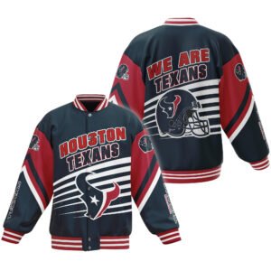 Houston Texans Nfl New Bomber Baseball Jacket For Fan - bazzada Store