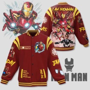Iron Man New Bomber Baseball Jacket For Fan - bazzada Store