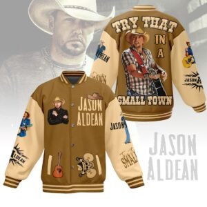 Jason Aldean New Bomber Baseball Jacket For Fan - bazzada Store