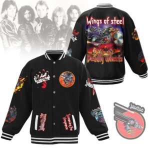 Judas Priest New Bomber Baseball Jacket For Fan - bazzada Store