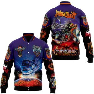 Judas Priest New Bomber Baseball Jacket For Fan - bazzada Store