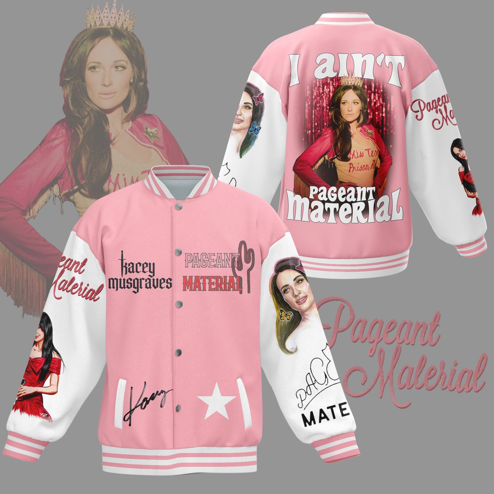Kacey Musgraves New Bomber Baseball Jacket For Fan - bazzada Store