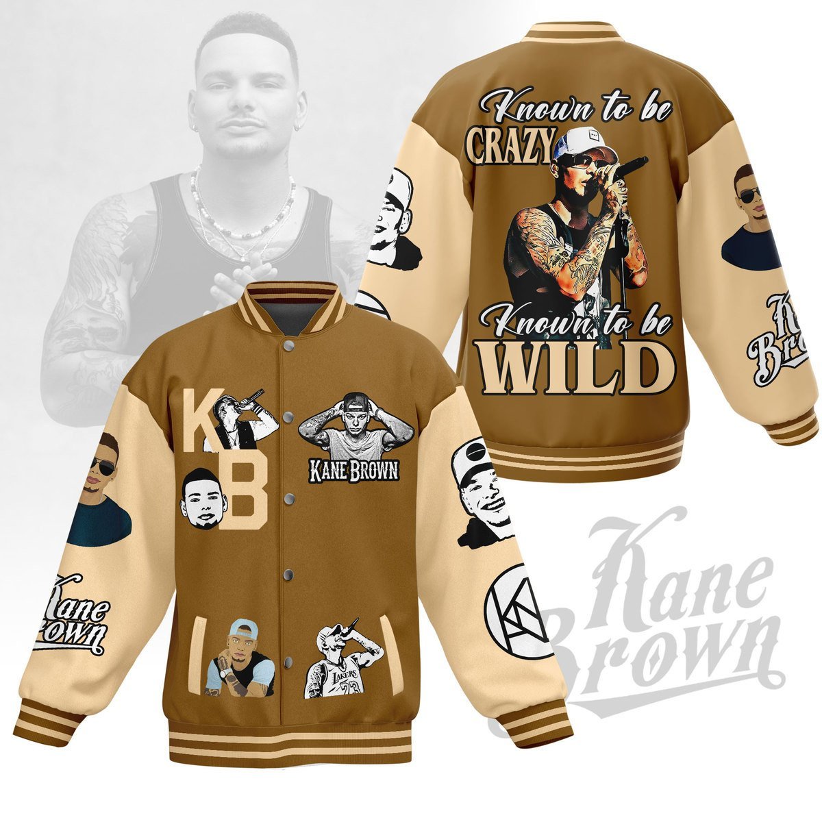 Kane Brown New Bomber Baseball Jacket For Fan - bazzada Store