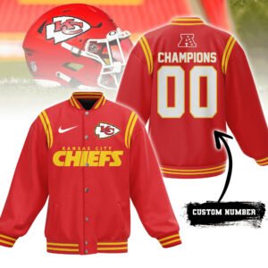Kansas City Chiefs Nfl New Bomber Baseball Jacket For Fan - bazzada Store