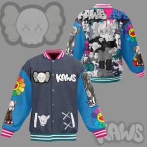 Kaws New Bomber Baseball Jacket For Fan - bazzada Store