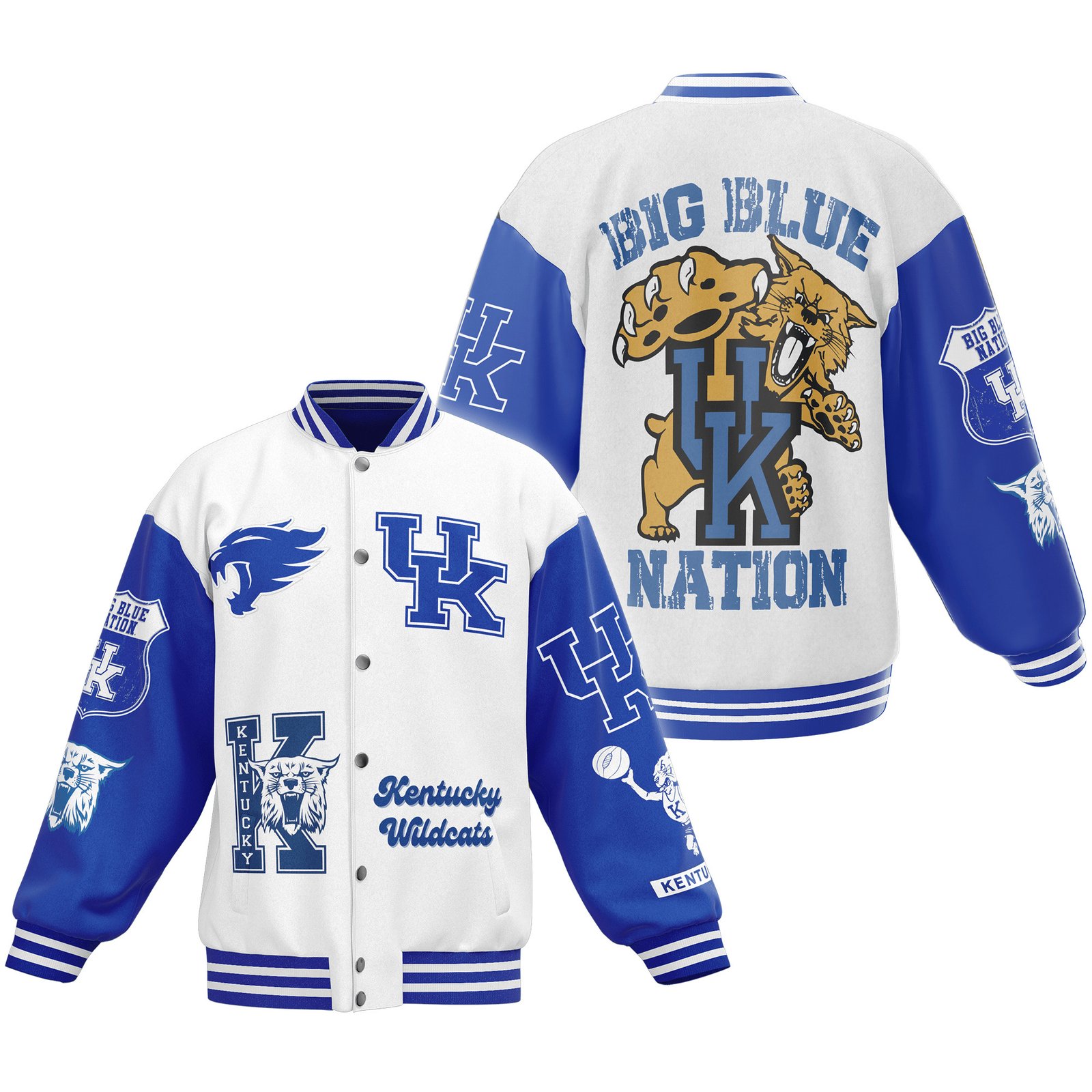 Kentucky Wildcats Ncaa New Bomber Baseball Jacket For Fan - bazzada Store