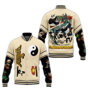 Kung Fu Panda New Bomber Baseball Jacket For Fan - bazzada Store